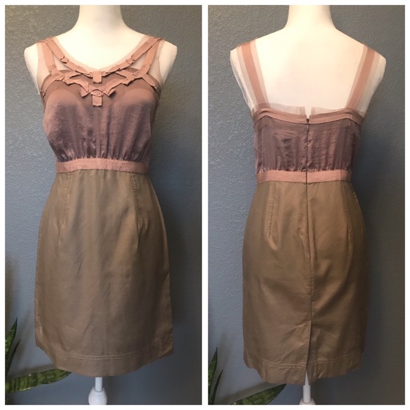 LOFT Dresses & Skirts - ***SOLD*** LOFT Dress Dusty Pink Ribbon ANN TAYLOR